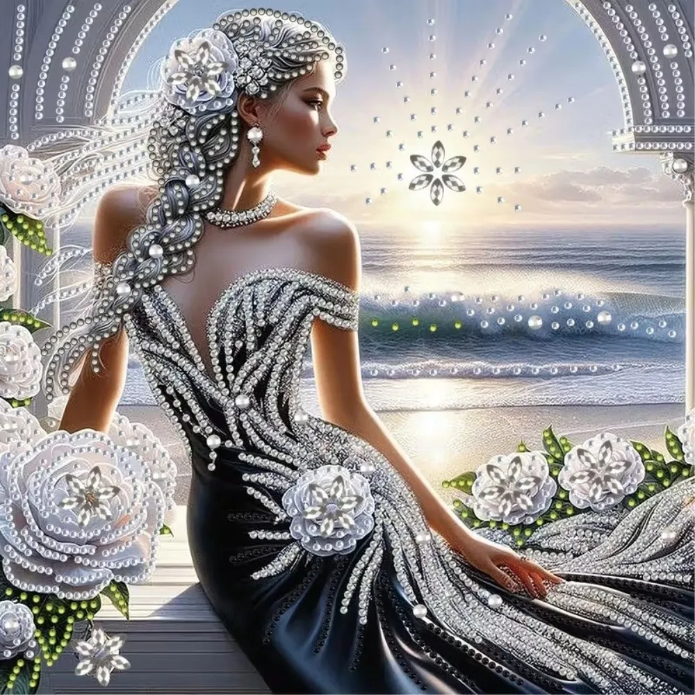 5D Diamond Painting Kits Special Shaped Partial Drill Diamond Art Kits 30x30cm Diamonds Dots Partial Drill Diamond Kits
