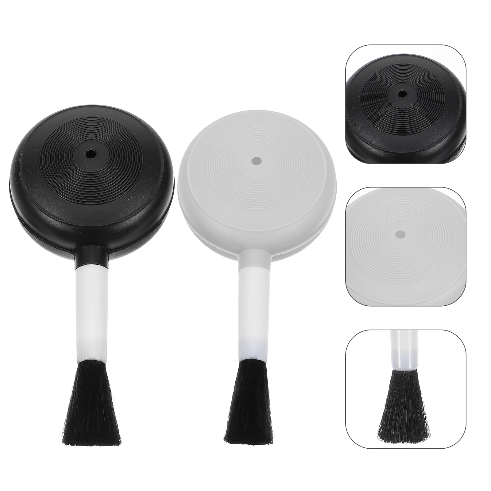 2 Pcs Cleaning Blower Brush Dust Camera Lens Cleaner Cleaners Air Pump Supplies Plastic Small Squeeze Balls for Computer