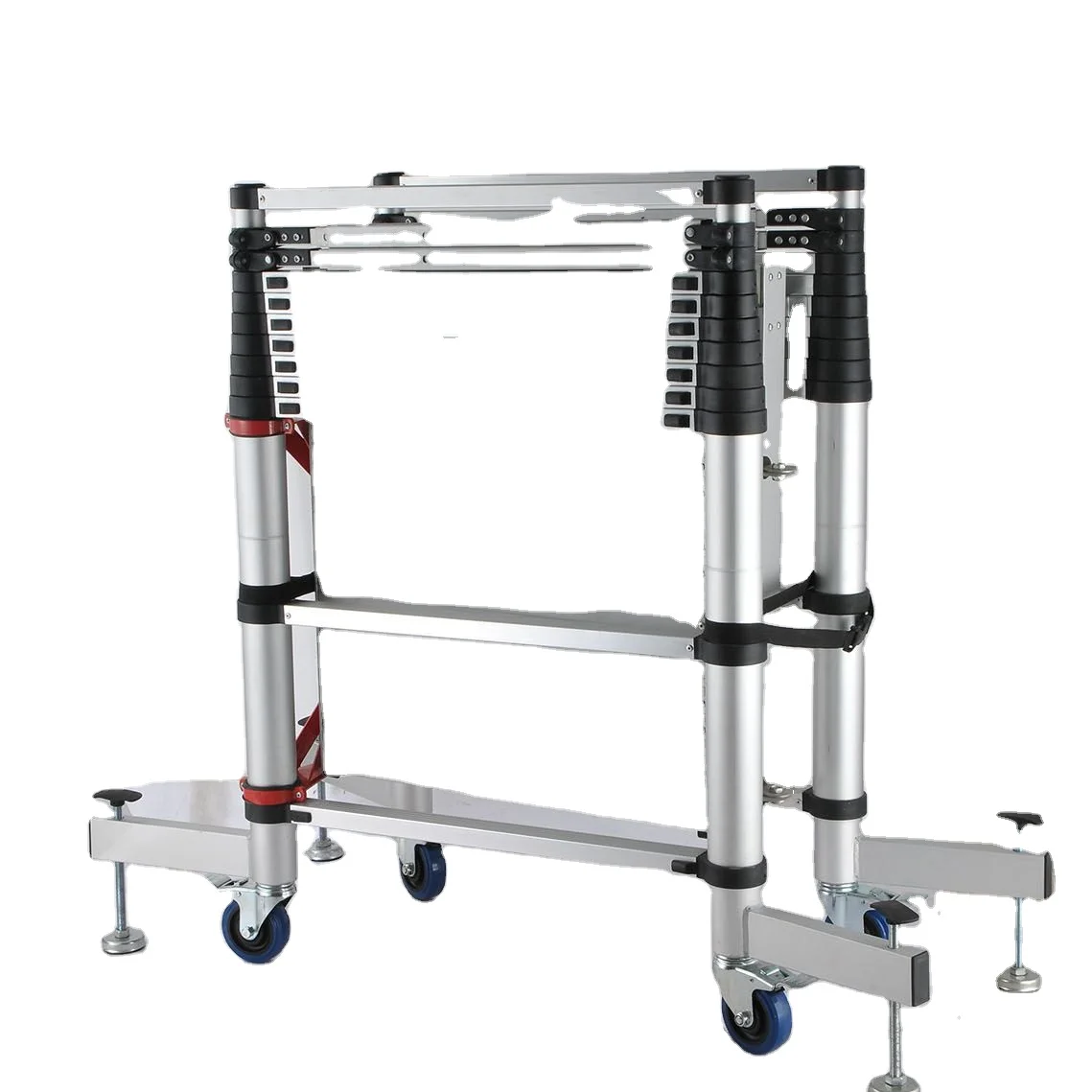 شهادة CE تسلق المحمول تلسكوبي سقالة برج الألومنيوم البناء المنزلي للبيع