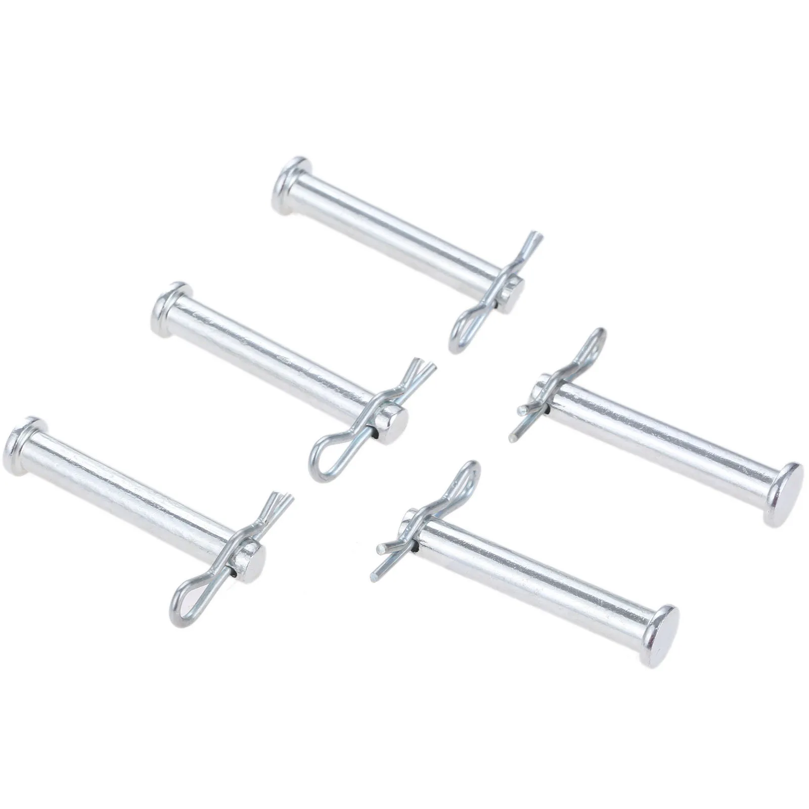 DRELD 5 Pairs M8*50mm Stainless Steel Clip Hitch Pin Fastener For Farming Machine Air Cool Diesel Engine Accessories