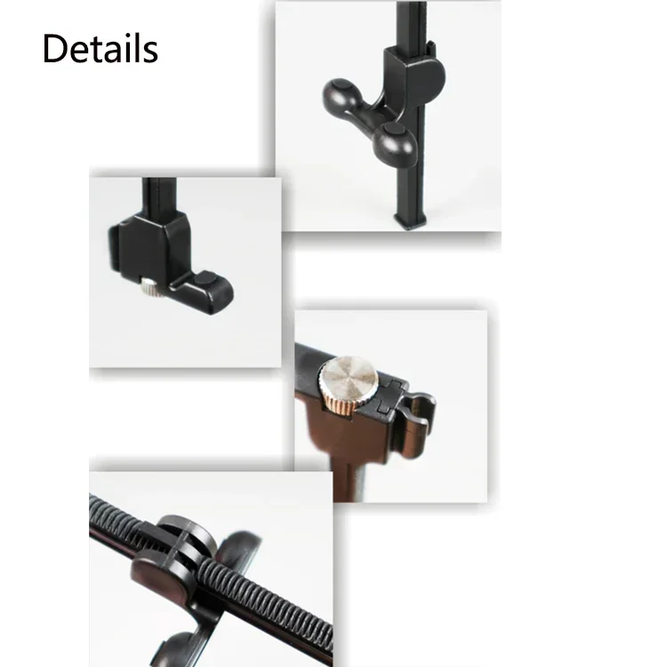 Musical Instrument Microphone Clip Mandolin Violin Cello Wooden Guitar Stand Mic Rackmount Bracket Clamp