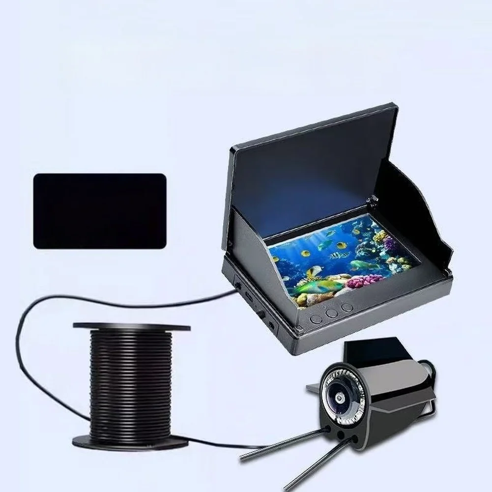 Underwater Fishing Camera 4.3 Inch Display 5MP Sensor IR Night Waterproof Probe With 30m Cable For Deep Sea Freshwater Saltwater