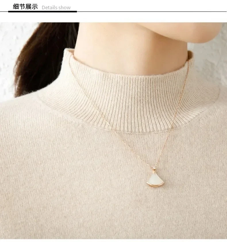 

Осенне-зимние нижние свитера, женские модные шикарные водолазки, пуловеры, тонкие вязаные джемперы с длинными рукавами, мягкий теплый женский топ