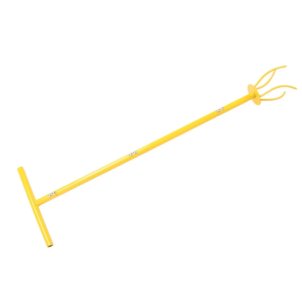 

Durable Iron Material Manual Twist Tiller Long Handle Efficient Design Garden Claw Cultivator Hand Tiller Flower Beds