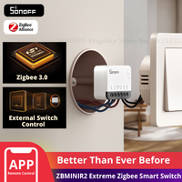 SONOFF ZBMINIR2 Extreme Zigbee Smart Switch Detach Relay External Switch Remote Control via eWeLink Compatible With Zigbee Hubs