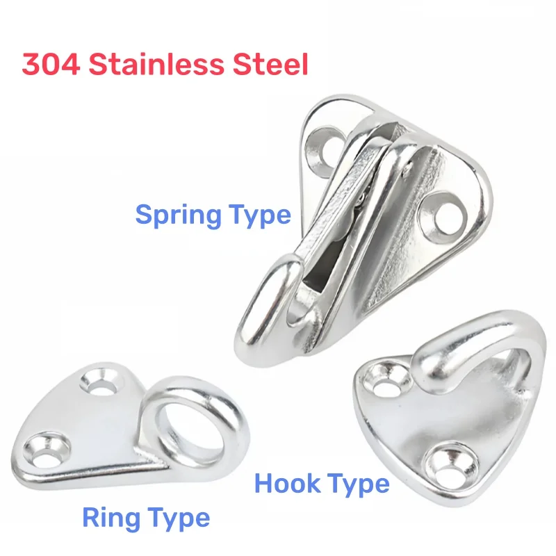 1Pcs 304 Stainless Steel U-Type Hook Fan/Sandbag Hook Wall Ceiling Pendant Light Hook Load-bearing