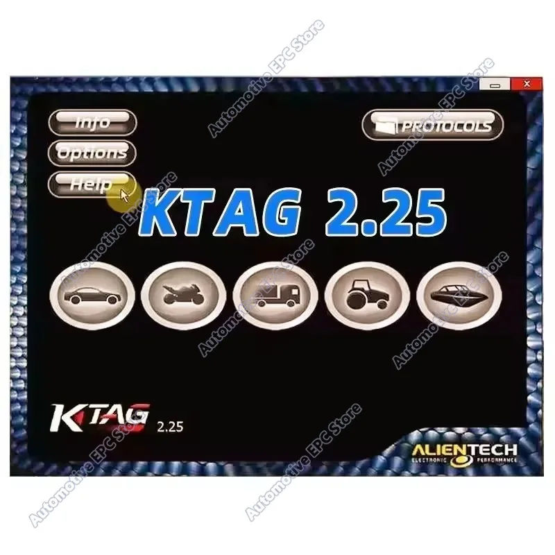 KTAG 2.25 ECU Chip Programming Tool Repair Software KTAG 2.25 Diagnostic Tools Tuning Auto ECU Cars Trucks 2024 New VCI Program