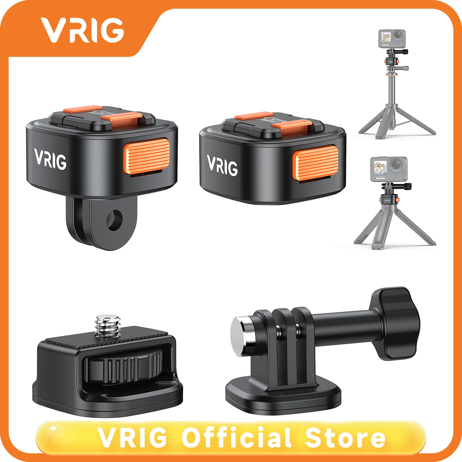 VRIG Magnetic Quick Release Camera Mount Adapter w 1/4
