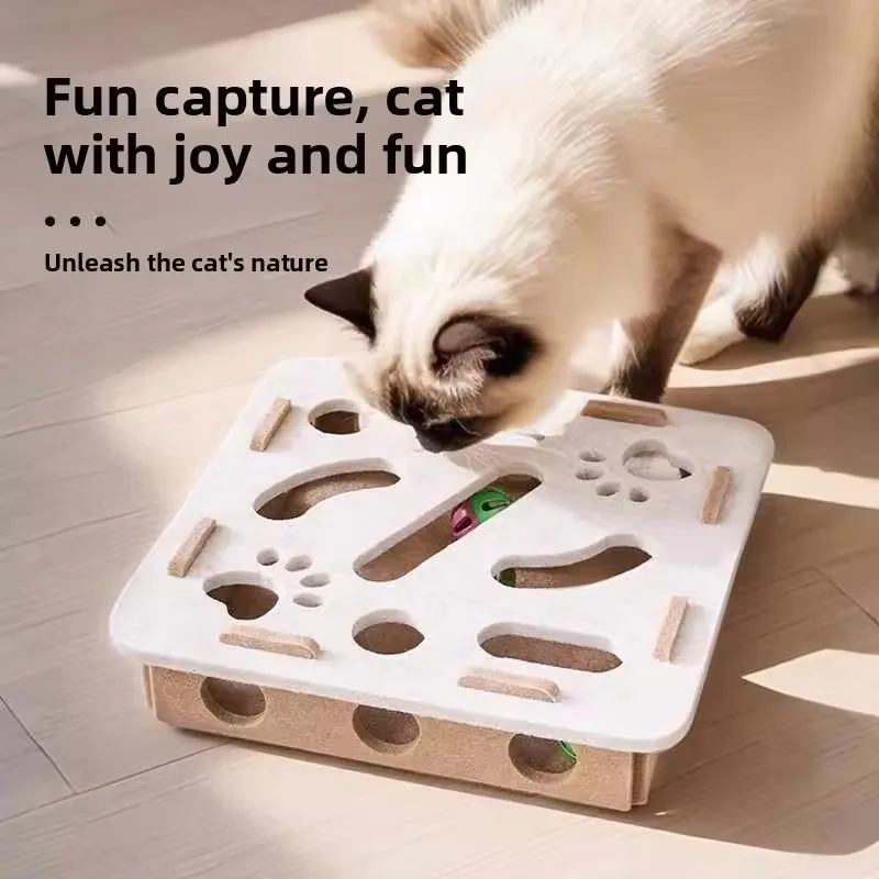 โพสต์ลับเล็บแมวป่านศรนารายณ์ในร่ม: ของเล่นลูกแมวแบบโต้ตอบสําหรับออกกําลังกาย อุปกรณ์ความบันเทิงในร่มที่สมบูรณ์แบบ