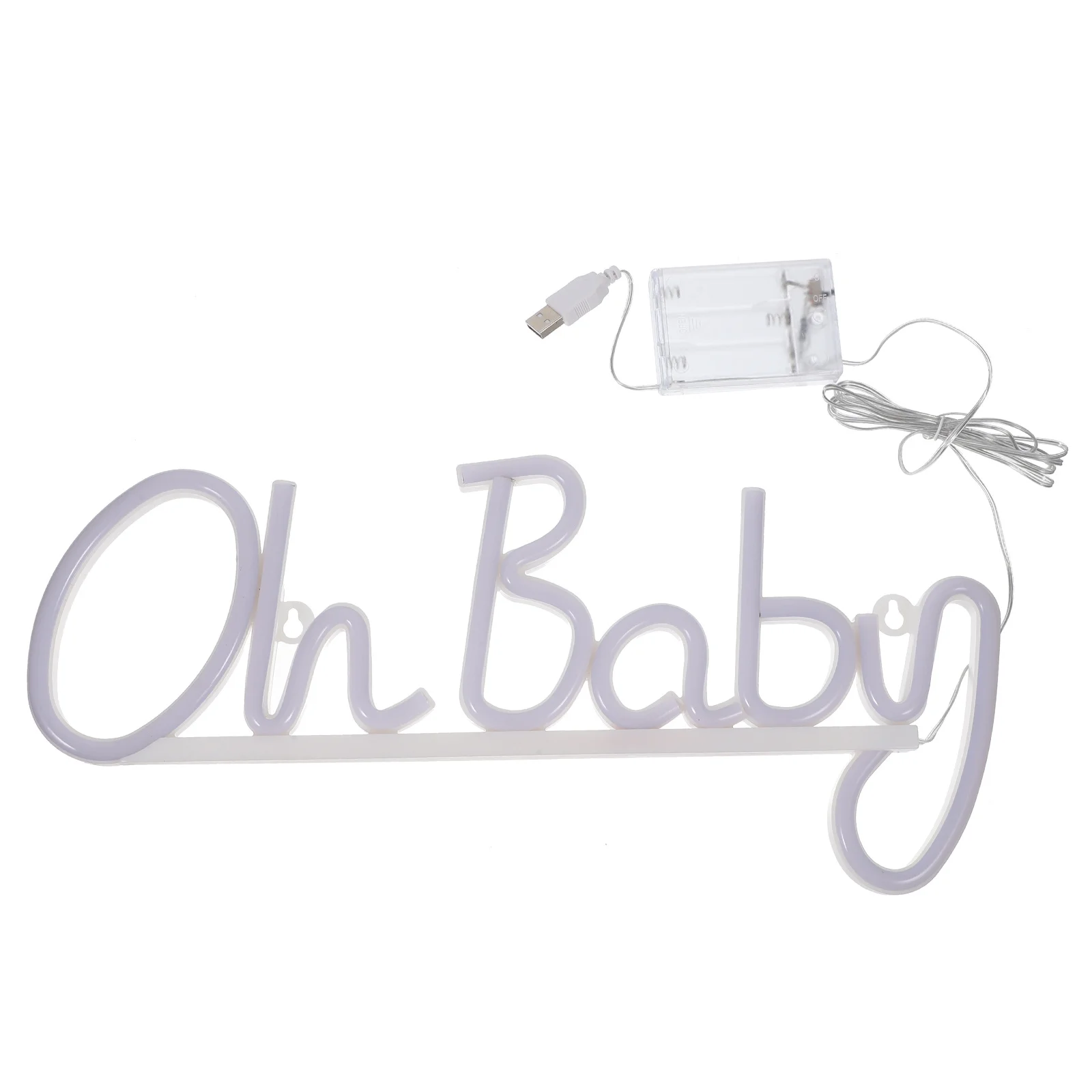 

1pc Letter Light Led Neon Sign Usb Powered Small Night Light For Bedroom Bar Party Decor Kids Room Esthetician Wall Lamp