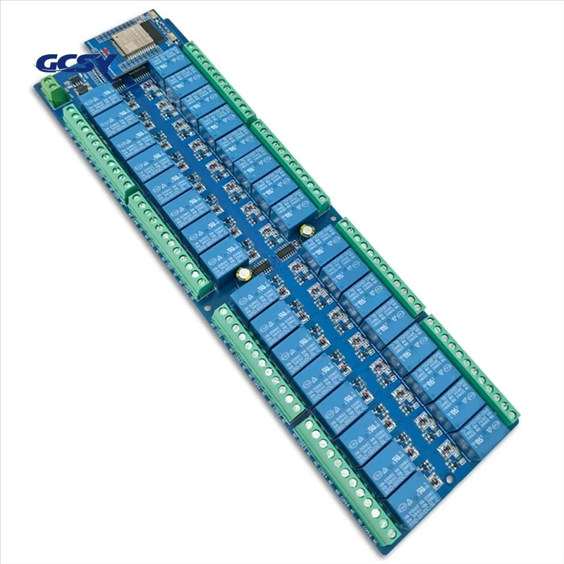 Wireless ESP32 32-Channel Relay Module Development Board With DC Supply Featuring WIFI And BT