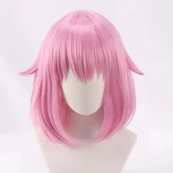 Ootori Emu Cosplay Wig Anime Project SEKAI COLORFUL STAGE! Emu Wig 34cm Short Pink Heat Resistant Synthetic Hair Wigs