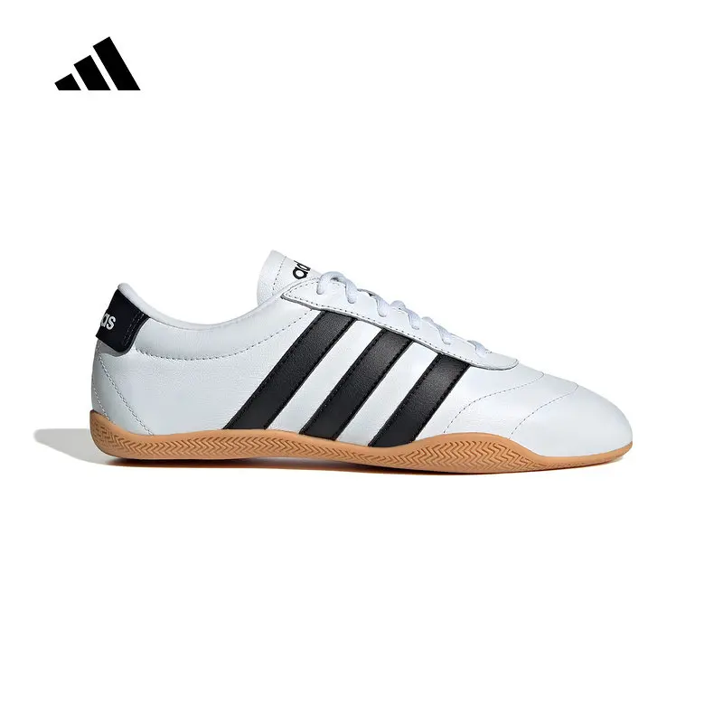 

Женские повседневные кроссовки Adidas JQ9688 в стиле ретро, белые с черной подошвой, легкие, дышащие, спортивные
