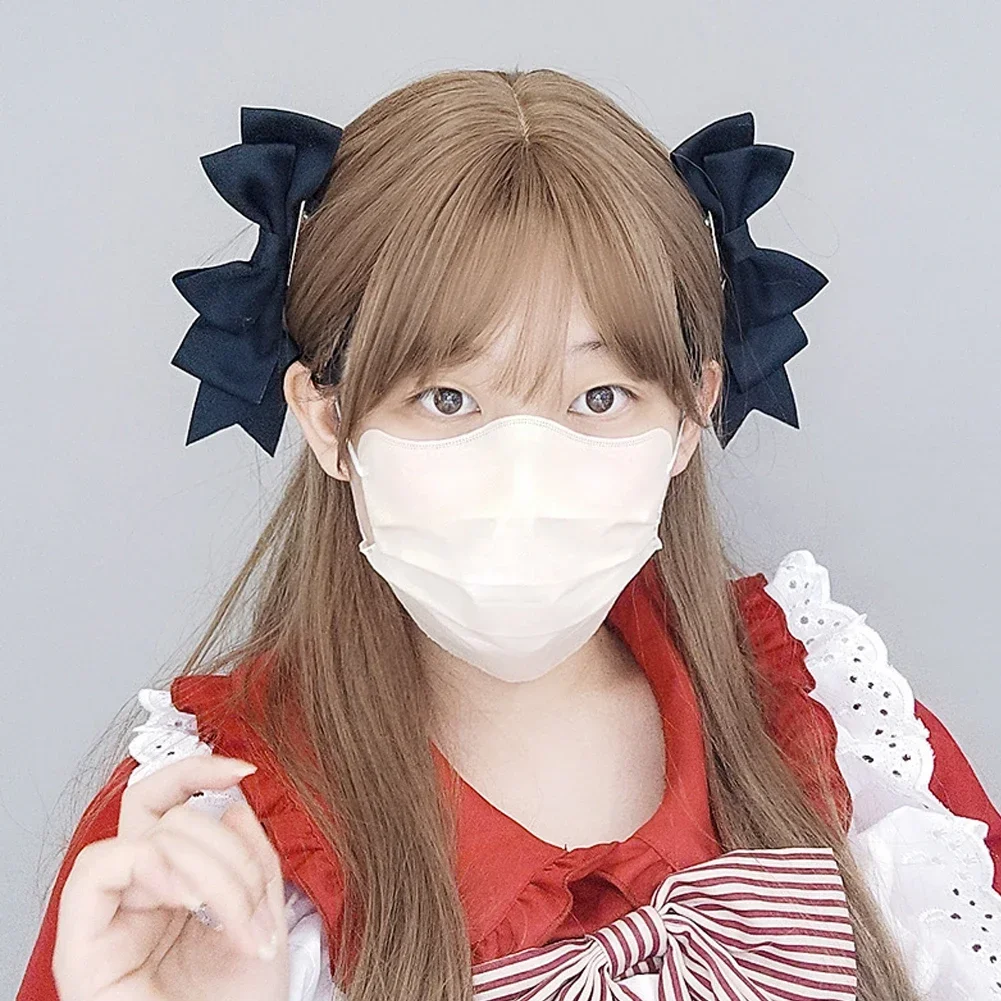 Kawaii اليدوية القوس مشبك شعر أنيمي لوليتا دبوس الشعر تأثيري غطاء الرأس JK موحدة إكسسوارات الشعر هدايا عيد الميلاد