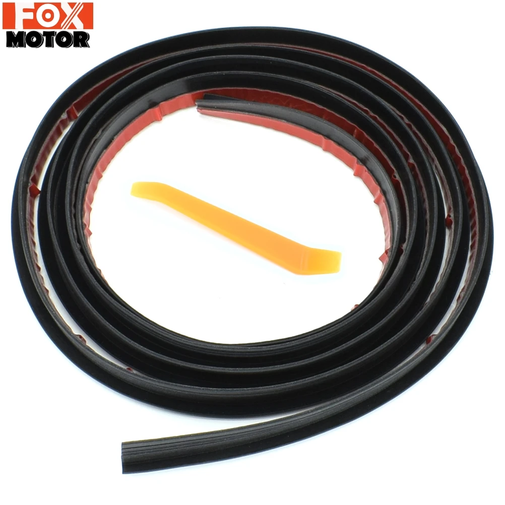 4m V Type Car Door Glass Rubber Sealing Side Window Seal Strip Sealant Weatherstrip Auto Seals Soundproof For VW Audi Kia Ford