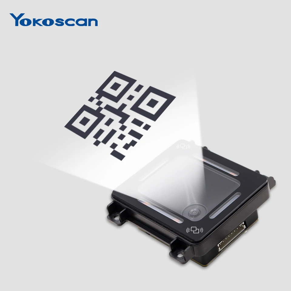 2d Barcode Scanner Module Wiegand RS485 USB RS232 Fixed Mount Scanner for Kiosk  Access Control with NFC