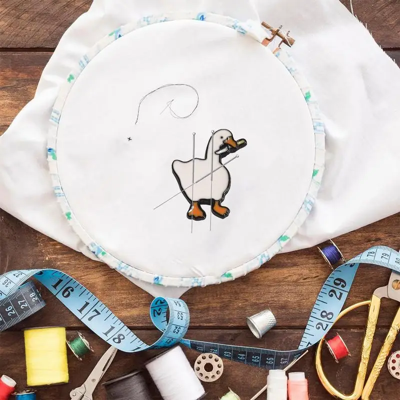 Cross Stitch Minder Cute Goose Magnet Needle Keeper Magnetic Needle Holder Embroidery Accessories For Stitcher Needleminder