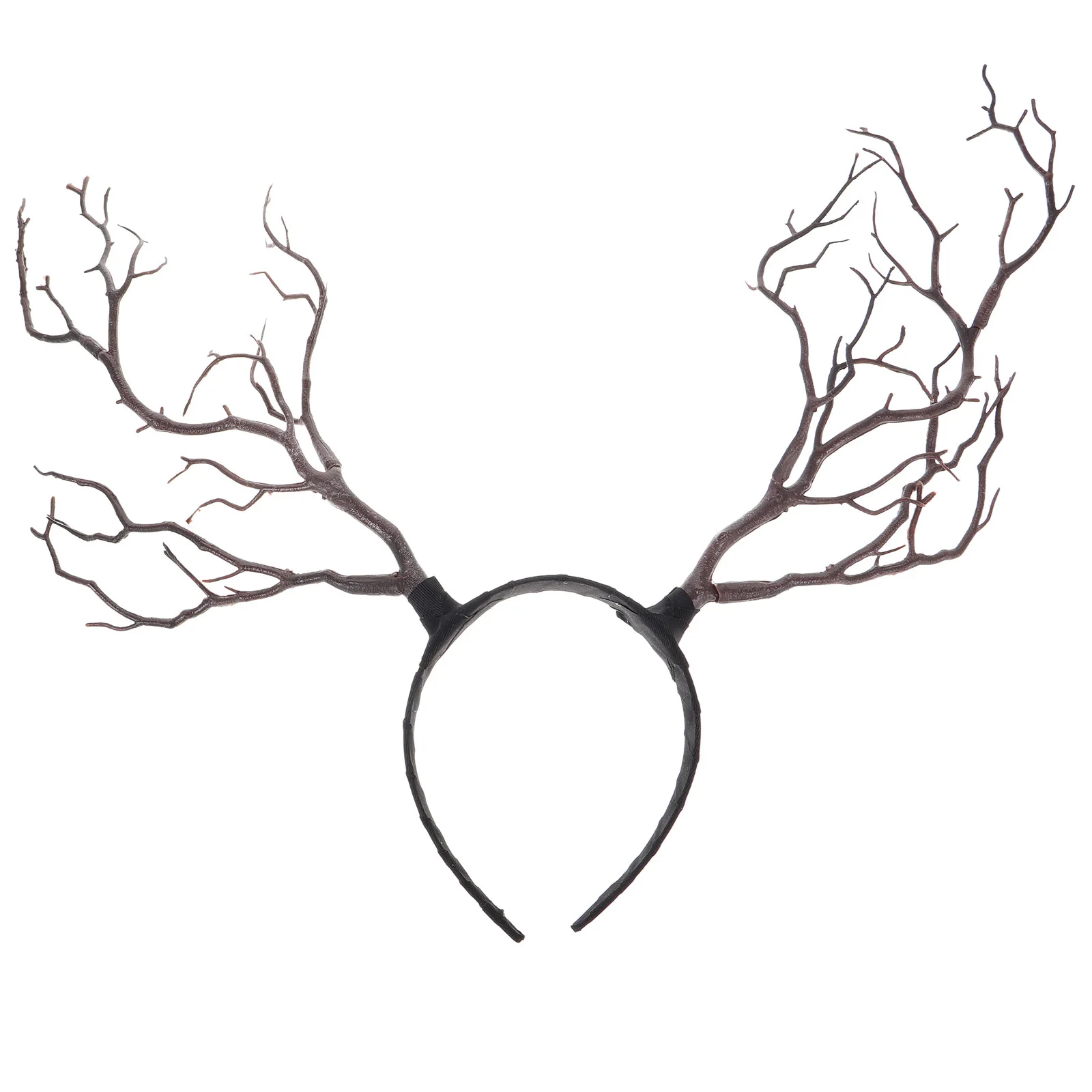 

Horn Headpiece Xmas Hair Decor Xmas Headband Antler Branch Headdress Party Costume Accessory Hair Styling Tool