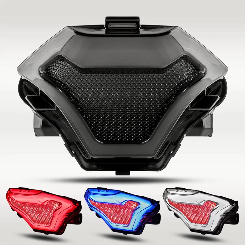 For Yamaha R3 R25 MT03 MT-03 MT07 MT-07 MT-25 FZ-07 Taillight Rear Tail Light Brake Light Turn Signals Integrated LED Stop Lamp