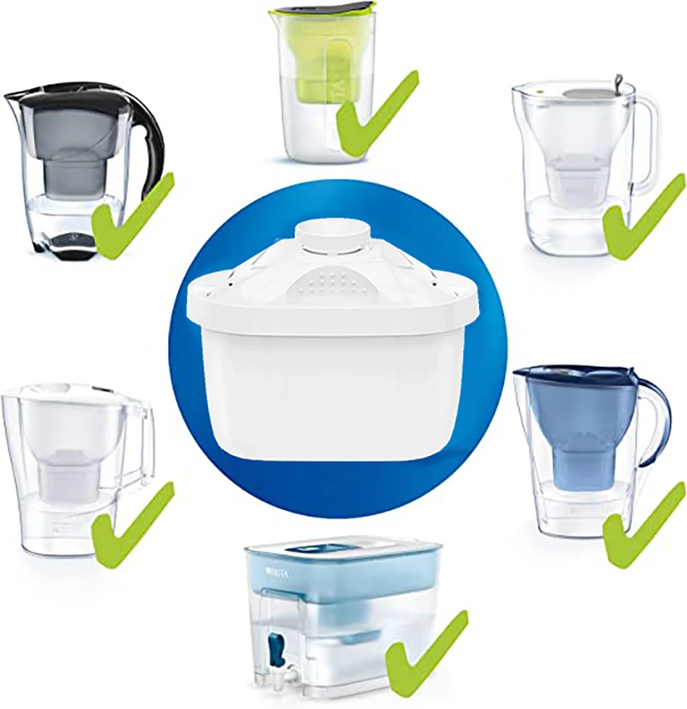 BRITA-cartucho de filtro de agua MAXTRA + Plus, purificación de agua filtros de paquete de 6, color blanco, entrega rápida, 6 piezas