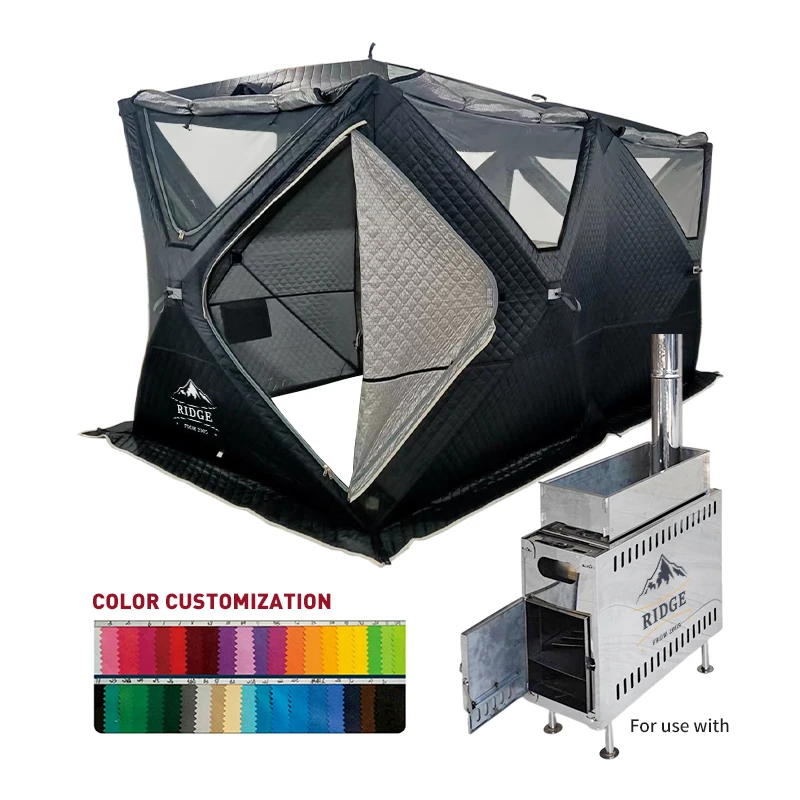 Modern Pink 6-Person Pop-Up Sauna Tent – Fashionable Outdoor Relaxation Chair Shelter