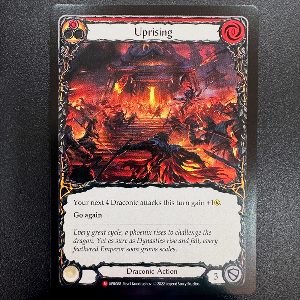 اللحم والدم غير احباط بطاقات الوكيل DIY بطاقات فاب TCG لعبة جمع بطاقات Teklo الأساسية سوينغ كبير نشر اللهب ذوبان هدية