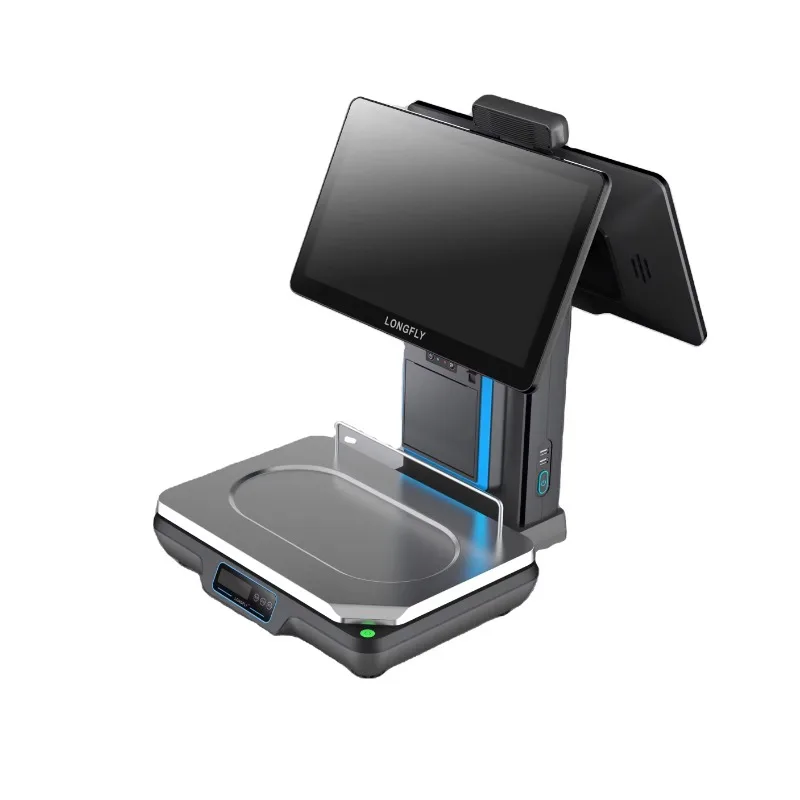

AI Integrated Scale POS Cash Register: High Precision Model with Weighing + Barcode Label Printing