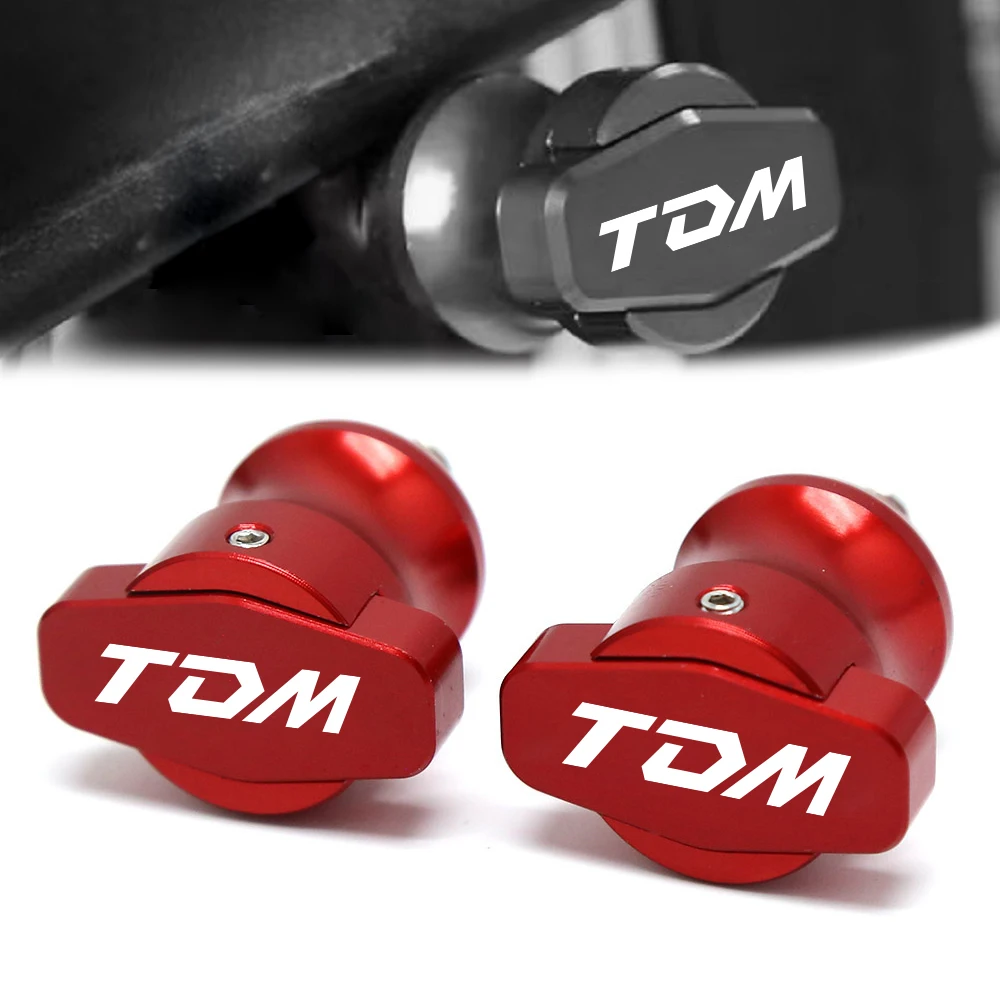 For YAMAHA TDM 850 TDM850 1991-2020 TDM 900 TDM900 2004-2015 Motorcycle SwingArm Sliders Spools 2PCS 6MM Stand Screw Paddock