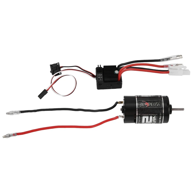 550 Brushed Motor 12T With 1060 Brushed ESC 60A 2-3S Lipo Waterproof Electric Speed Controller For RC 1/10 Crawler Car Parts