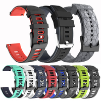 22MM Sports Silicone Watch Strap For Zeblaze Vibe 7 Pro Stratos 2 3 Btalk 2 Band Smartwatch Belt For Zeblaze Swim GPS Bracelets
