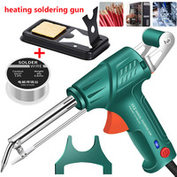 Electric Soldering Iron Gun Hand-Held Internal Heating Soldering Iron Automatically Send Tin Gun Soldering Welding Repair Tool