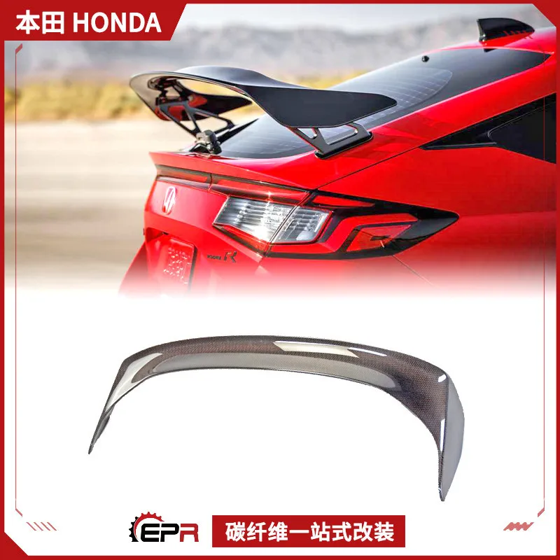 

Подходит для новых модифицированных деталей из сухого углеродного волокна типа R FL5, оригинальная задняя пластина OE, задний спойлер с фиксированным ветровым крылом