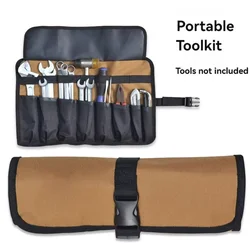 Oxford Cloth Roll Portable Pouch Bag Wrench Tool Foldable Spanner Hammer Camping Pocket Tool Storage Bag Toolkit