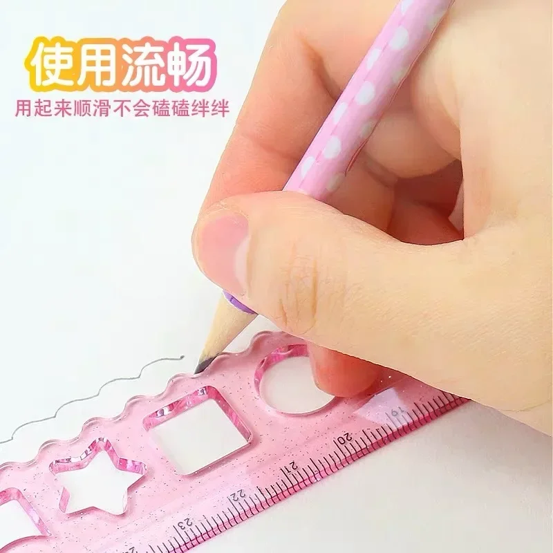 Disney Frozen Folding Ruler Cartoon 30cm Ruler Cute Elsa Wave Ruler School Office School Supplies Student Prize Gift Stationery