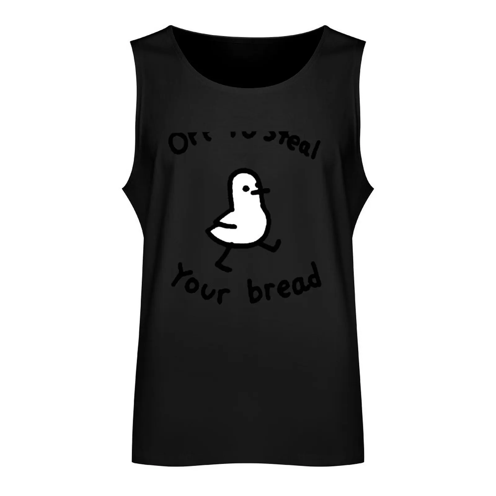 Off to Steal Your Bread Tank Top Working vest Men's t-shirt anime gym