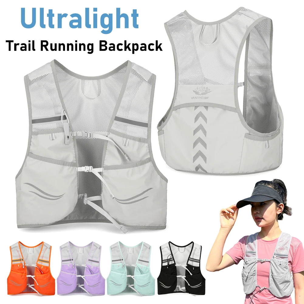 Outdoor Trail Running Backpack Ultralight Vest Running Bag Women Men Running Race Hydration Vest For Bicycle Marathon Hiking