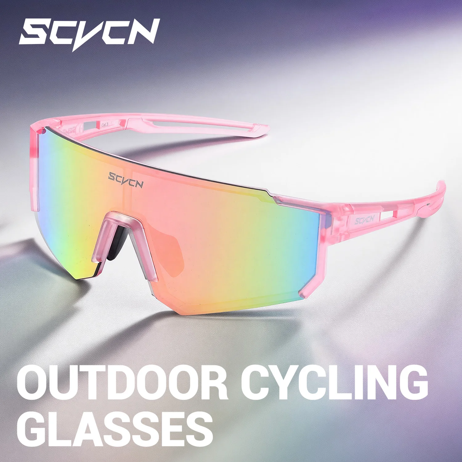 SCVCN UV400 Outdoor Casual Sports Hiking Sunglasses Cycling Stylish Glasses Running and Driving Sunglasses Windproof Glasses