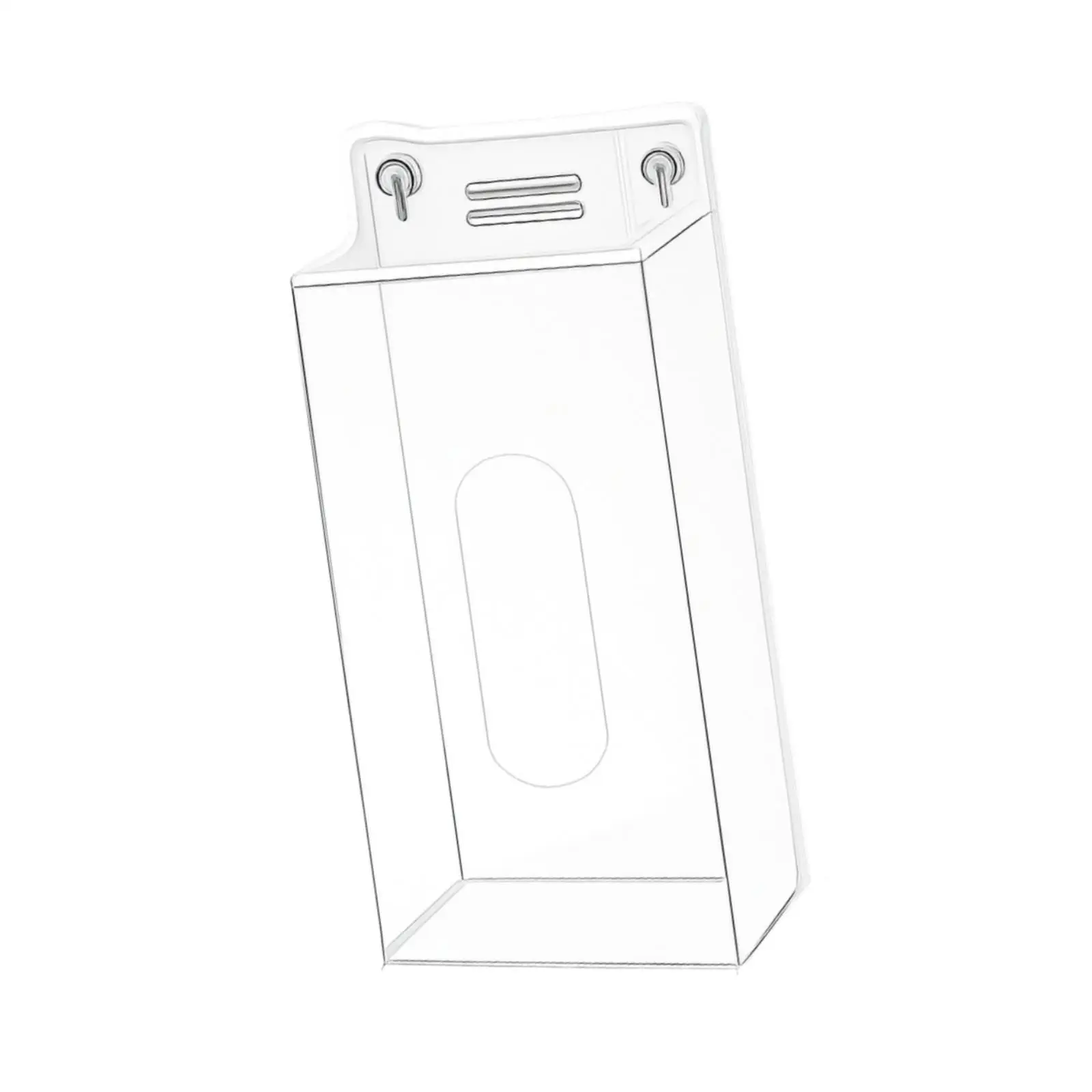 Acrylic Box Display Case Wall Mounted Glove Shoe Cover Organizer Transparent Storage for Entryways