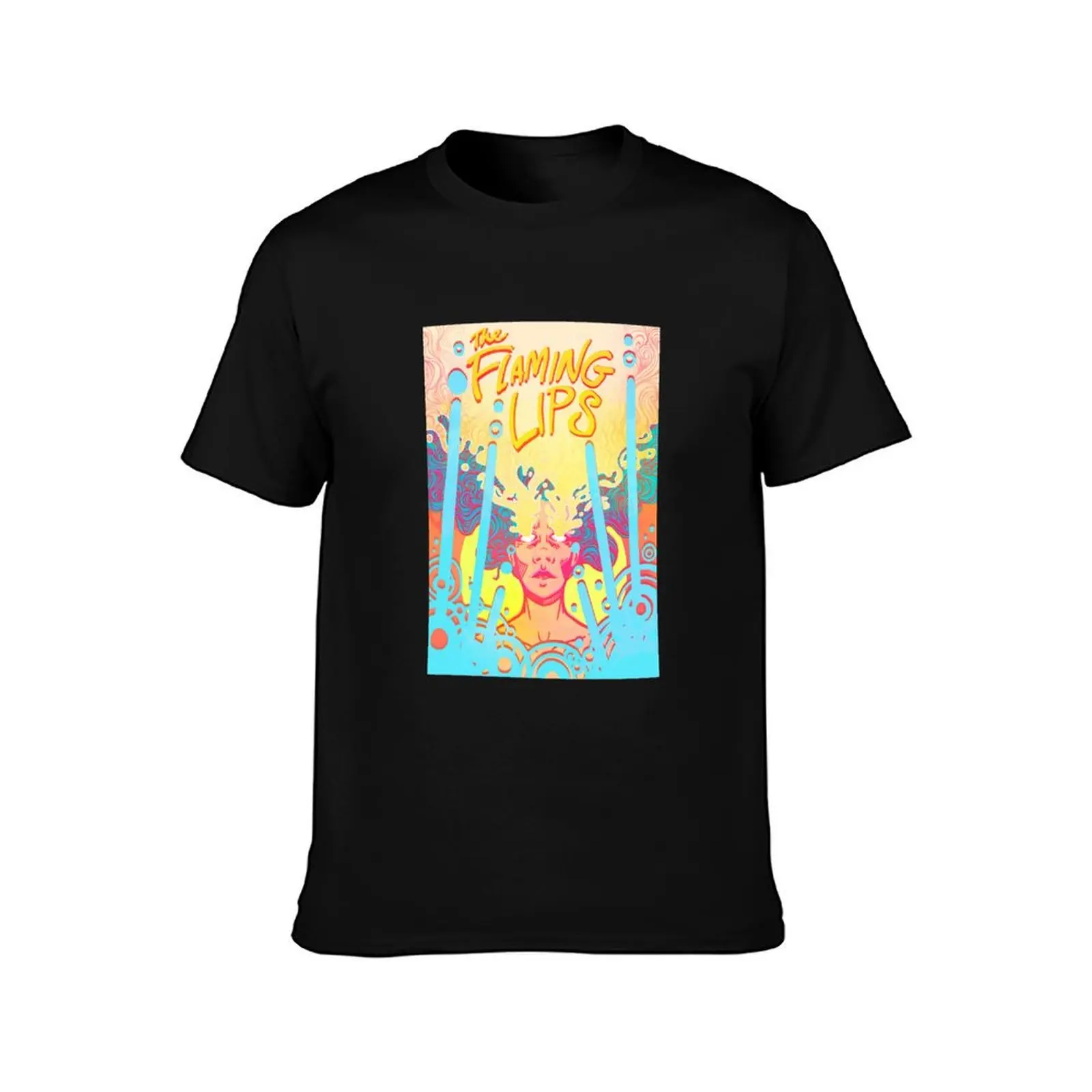 The Flaming Lips A Psychedelic Rock Band And Pop Poster Summer Tour 2019 Dj Electronic T-Shirt luxury t-shirt men workout shirt