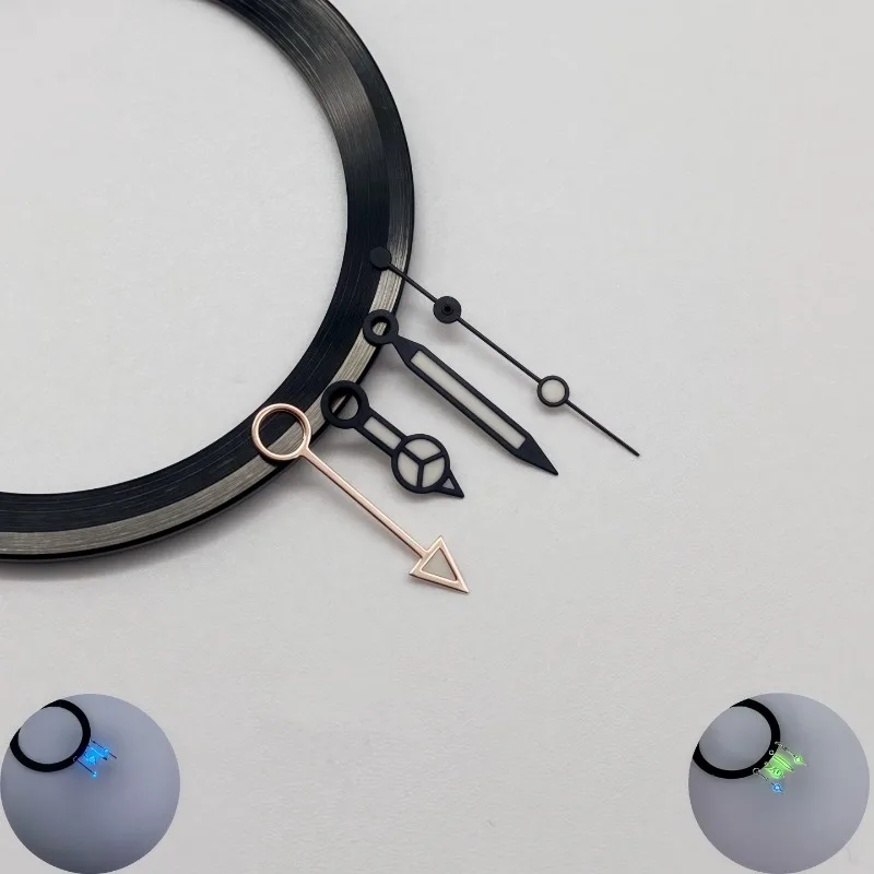Watch Modification Accessories for NH34 Hands Ice Blue Luminous HandsGreen Luminous for GMT HandsDiver's Big Head Hands