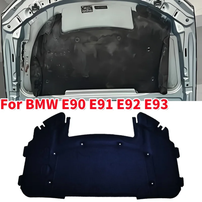 Car Engine Soundproof Cotton Front Hood Engine Sound Insulation Pad For BMW E90 E91 E92 E93