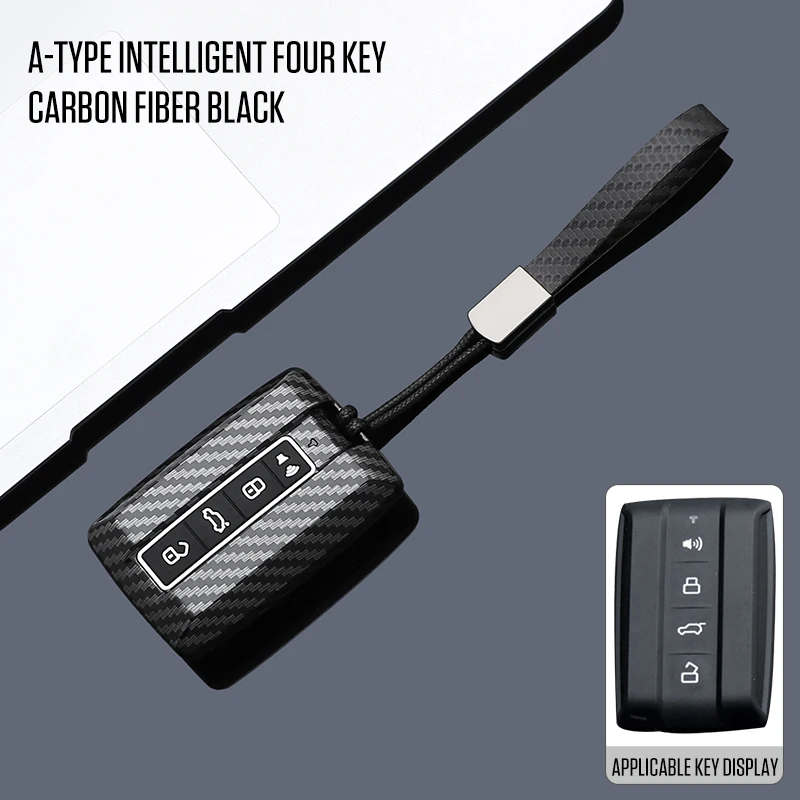

New ABS Car Remote Key Fob Cover Case Holder Protector for Great Wall GWM WEY TANK 300 500 Tank300 Tank500 Keychain Accessories