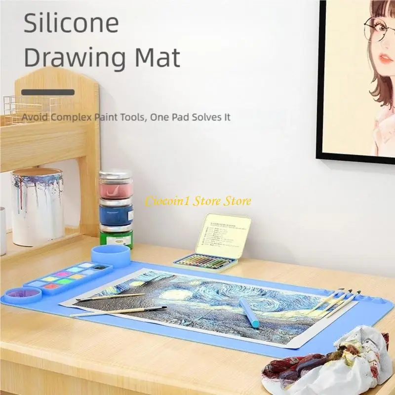 A3PC Flexible Painting Tool Surfaces Silicone Materials for Artists Children Projects