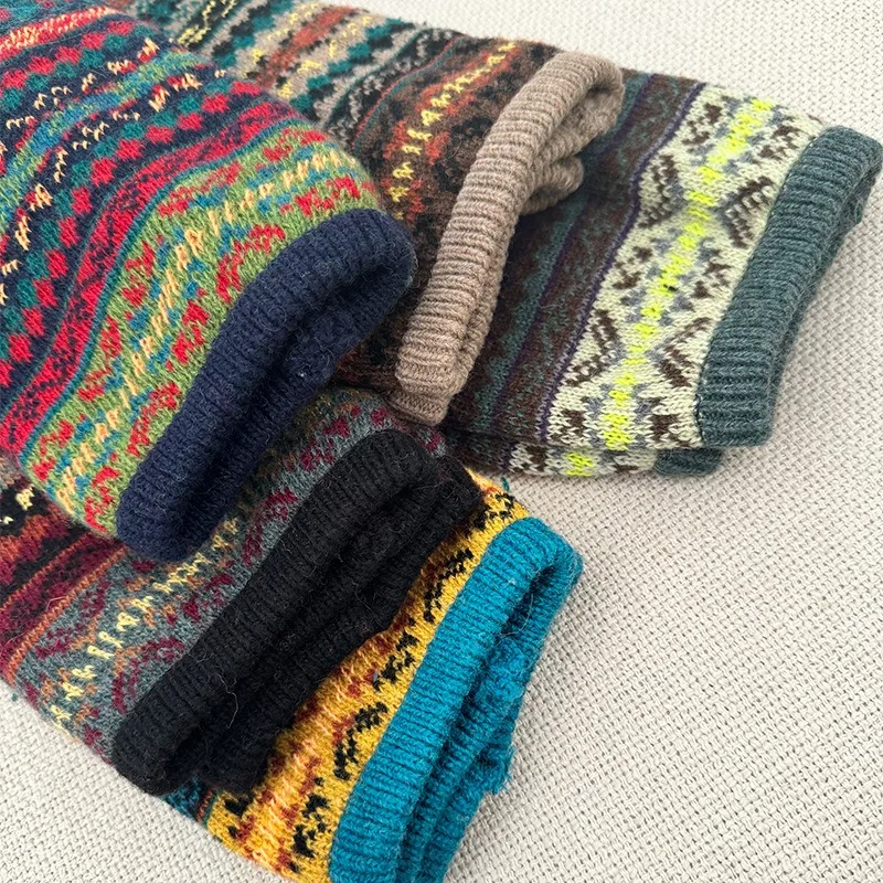 

Warm Leg Covers Comfortable Thickened Leg Warmers Wool Blend Leg Warmers Lengthened For Daily Wear Autumn Season Fashion Outfits