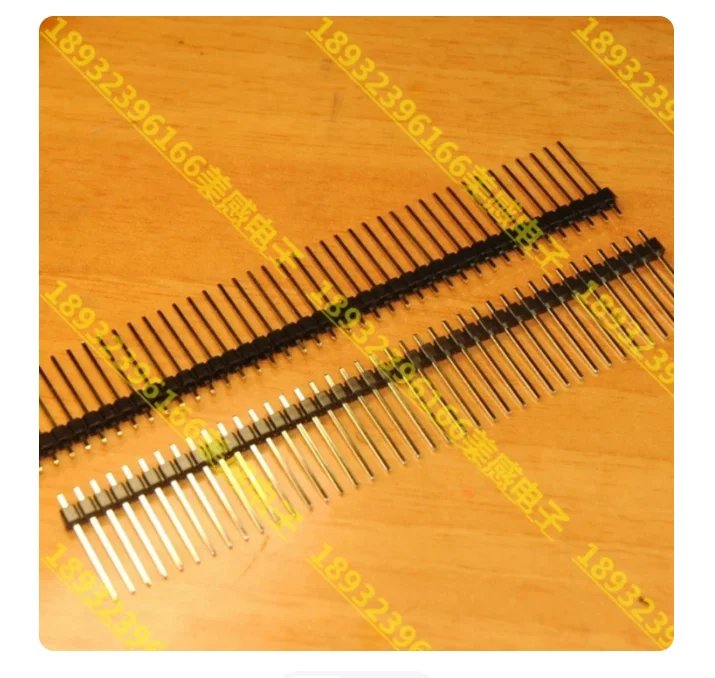 10PCS 20MM 1X40PIN 2.54MM 40 PIN Connector 40pin Strip 40P 1*40PIN Single Row Male Pin Header