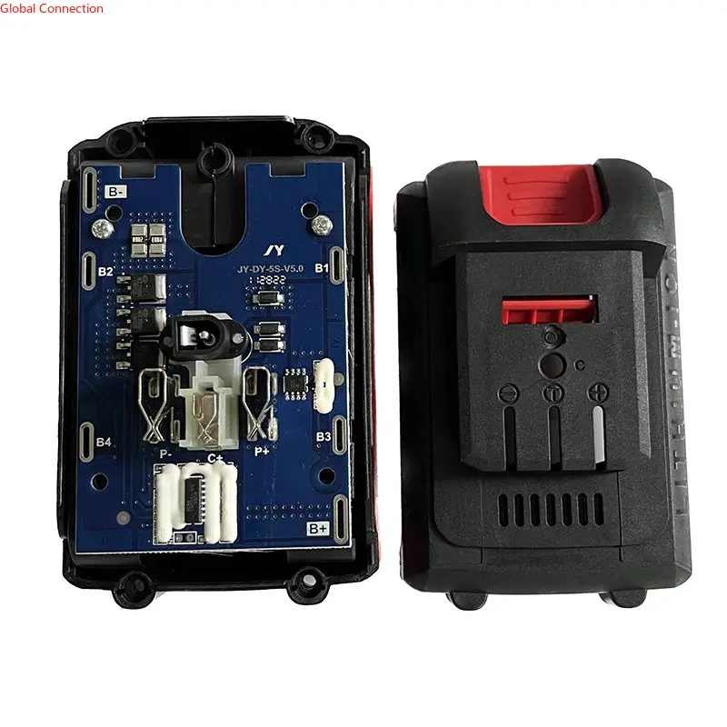 5S2P 18650 Power Tools Li-ion Battery Plastic Case BMS Protection board for Wireless Electric Angle Grinder 18V Lithium Battery