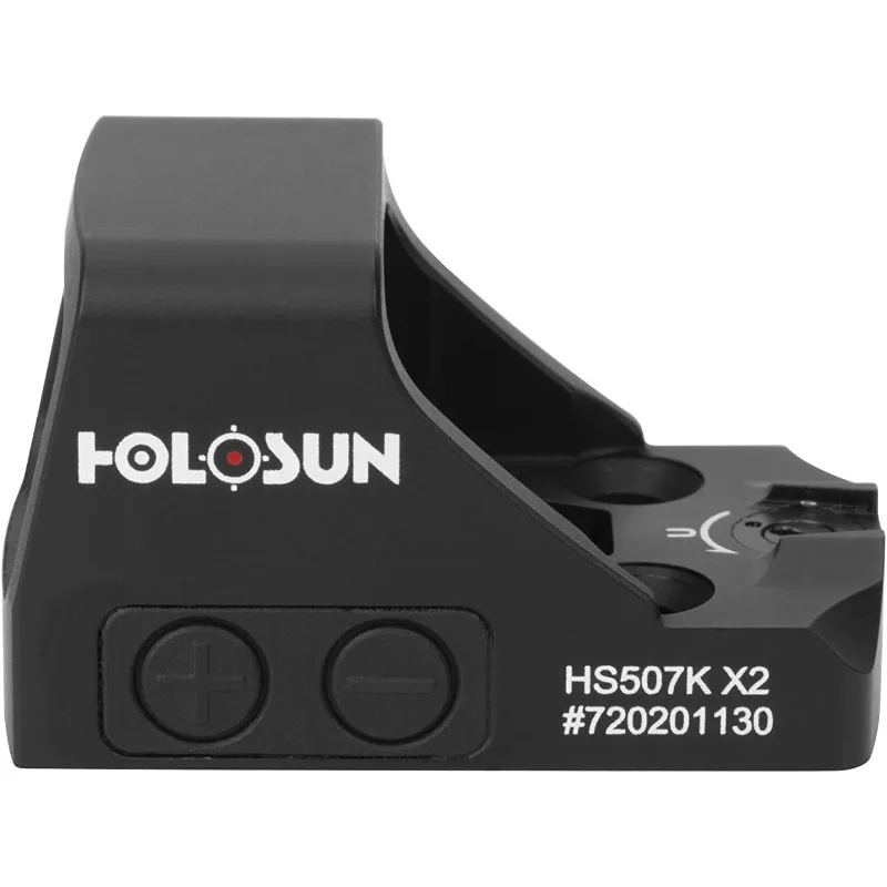 HOLOSUN HE507K-GR X2 / HS507K X2 Multi-Reticle 2 MOA Dot & 32 MOA Circle Open Reflex Pistol Sight