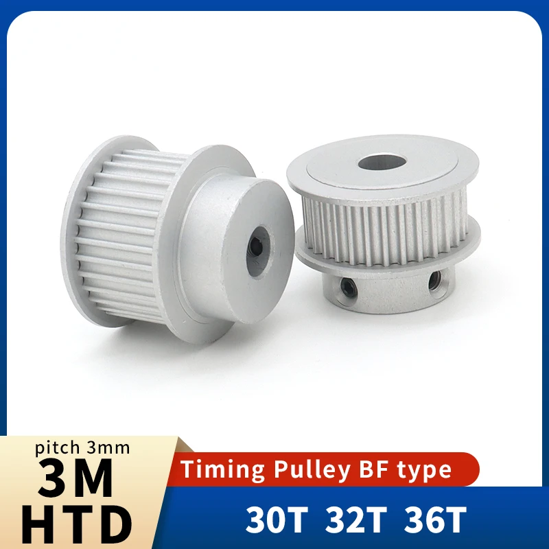 HTD 3M Pulley 30T 32T 36T HTD 3M Toothed Pulley 30teeth HTD 3M Synchronous Wheel 32teeth HTD3M Belt Pulley 10mm 15mm 36teeth 3M
