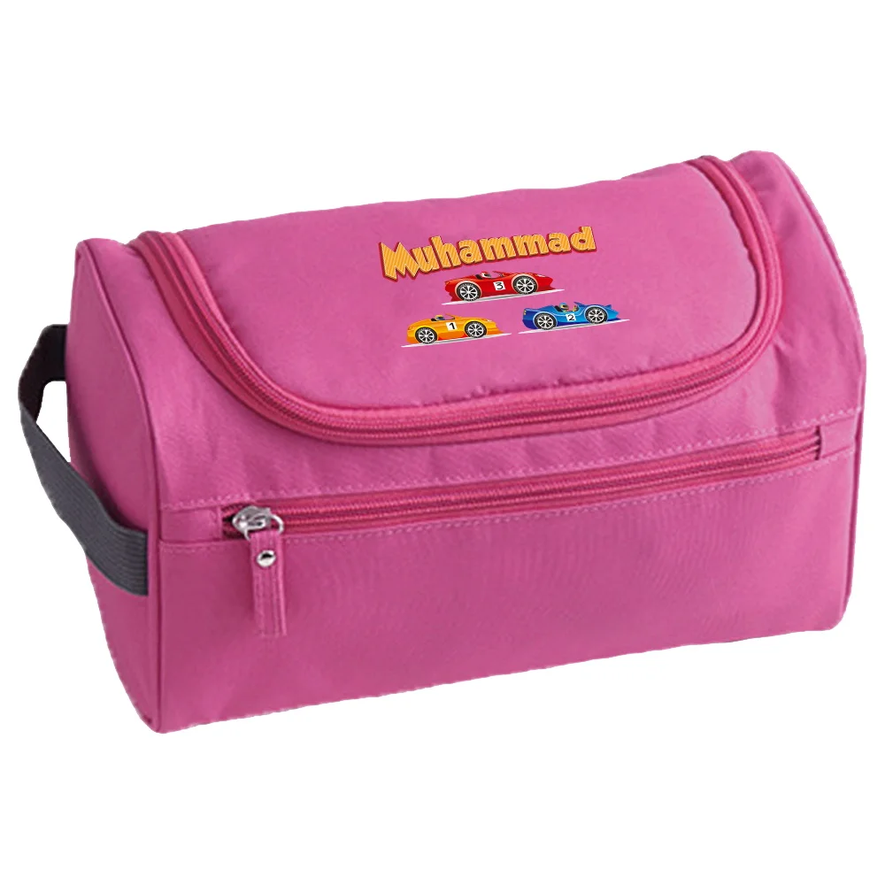 Personalized Customization Name Makeup Bag Toiletries Business Portable Storage Bag Hanging Waterproof Toiletries Bag