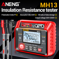 MH12/MH13 Plus Micro Ohmmeter Resistance Meters Absorption Ratio DAR Test Ground Meter High Voltmeter Megohmmeter Tools